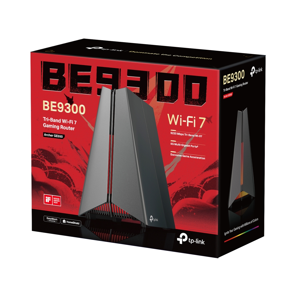 BE9300 Tri-Band Wi-Fi 7 Gaming Router