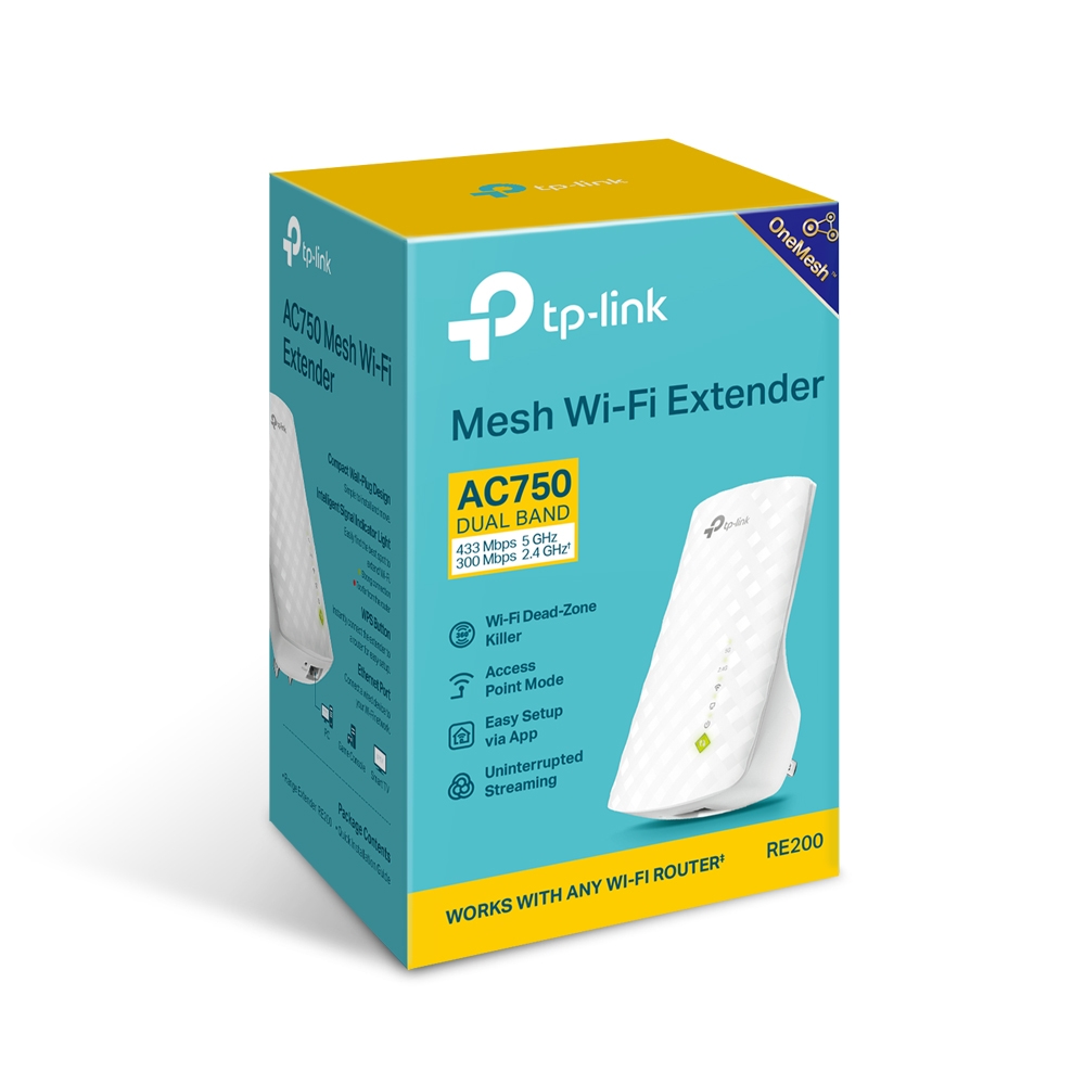 AC750 Mesh Wi-Fi Range Extender